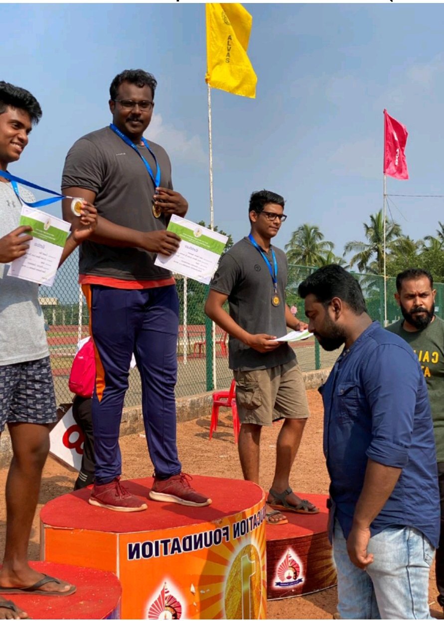 RGUHS university-level sports meet at Alvas